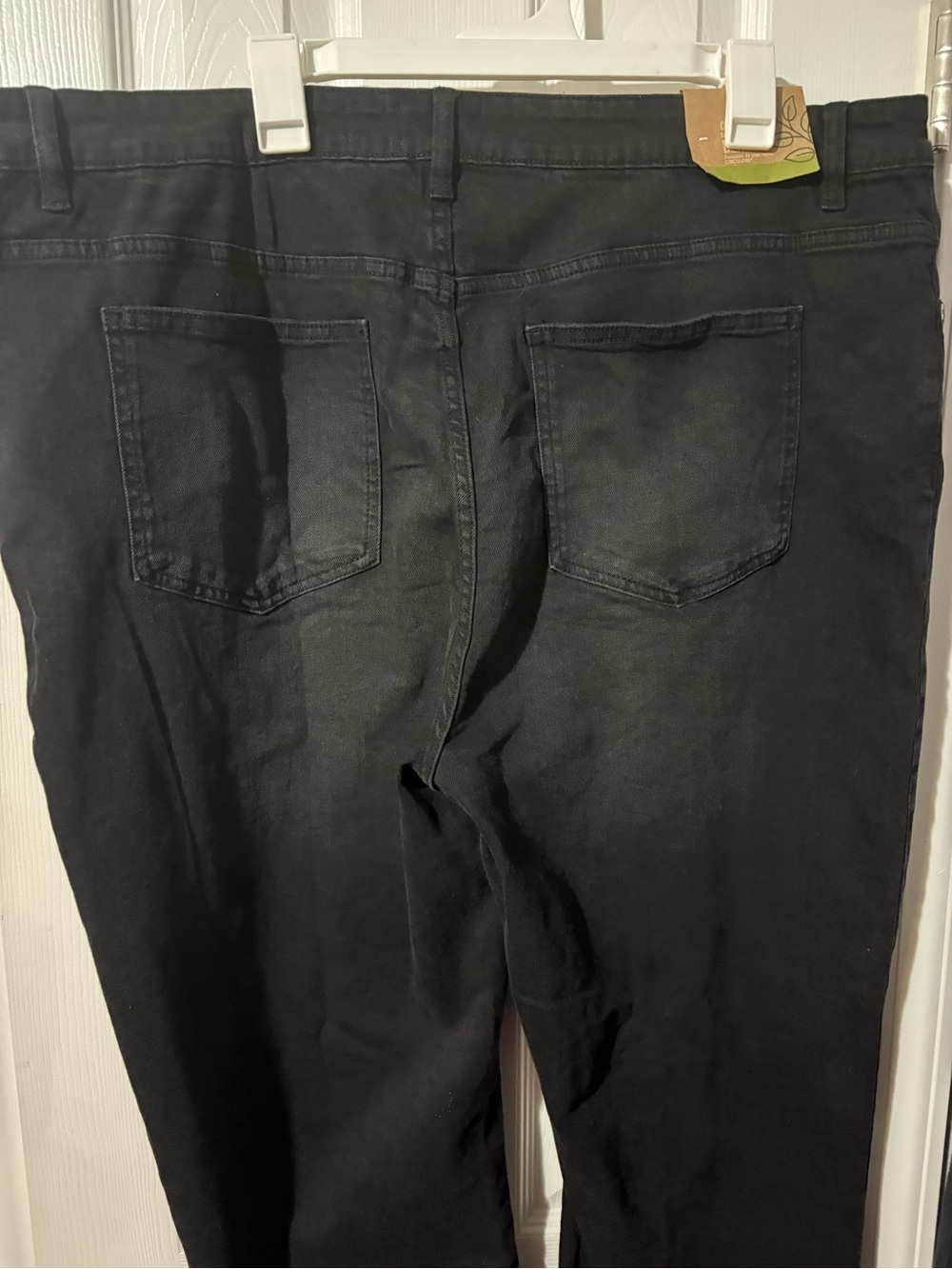 Serra Black High-Rise Straight Leg Jeans with Tag sz XL - Picture 5 of 10